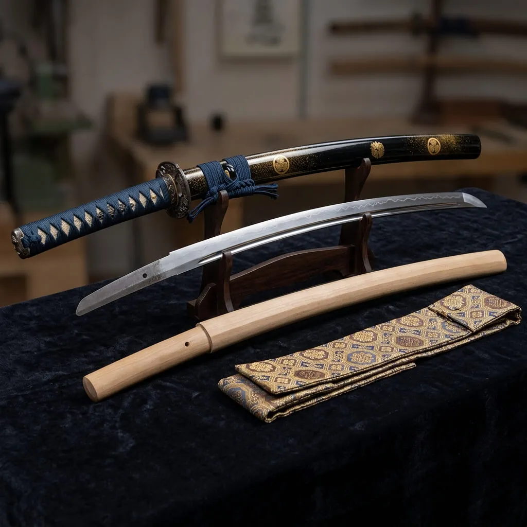 付属品（拵えなど）を揃える